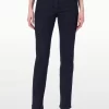NYDJ - Marilyn Straight Leg Jeans In Blue Black Denim ( Petites ) *P731T