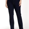 NYDJ - Marilyn Straight Leg Jeans In Blue Black ( Plus ) *W731