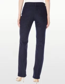 NYDJ - Marilyn Straight Leg Jeans In Dark Wash ( Regular & Plus ) *M10K43T4338