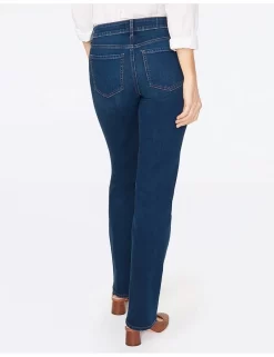 NYDJ - Marilyn Straight Leg Jeans With Double Buttons (Tall) *MINQMS2788X -Sportswear Shop nydj marilyn straight leg jeans with double buttons tall minqms2788x 3