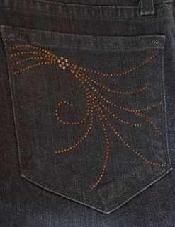 NYDJ - Marilyn Straight Leg Jeans With Embellishments ( Petites ) *P731T155