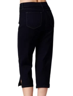 NYDJ - Nanette Crop In Dark Enzyme Wash *M75Z1232