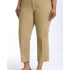 NYDJ - Audrey Ankle Pants In Desert Sand Or White ( Plus ) * W2165