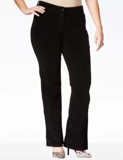 NYDJ - Barbara Black Bootcut Corduroy Jeans ( Plus ) *W60232DT