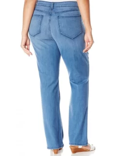 NYDJ - Barbara Bootcut Jeans In Newberry Wash ( Plus ) *W44Z1078