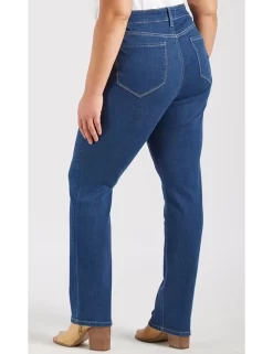 NYDJ - Marilyn Straight Leg Jeans In Summit Wash ( Plus ) * WAFN1077