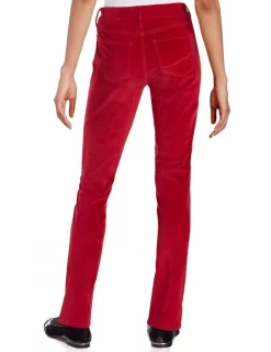 NYDJ - Samantha Slim Leg Corduroy Jeans In Red *M13Z1081