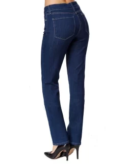 NYDJ - Samantha Slim Leg Jeans In Everett Wash ( Regular & Plus) *MAFN1081