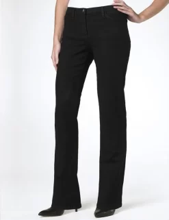 NYDJ - Sarah Classic Bootcut Jeans In Black Denim ( Petites )*P400B