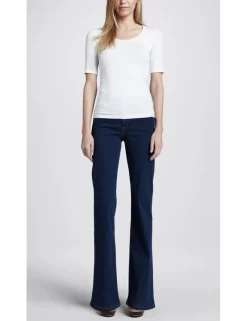 NYDJ - Sarah Classic Bootcut Jeans In Midnight Wash ( Regular & Short ) *400M -Sportswear Shop nydj sarah classic bootcut jeans in midnight wash regular short 400m 1 2