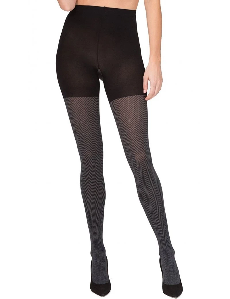 Spanx - Tight End Tights In Herringbone Pattern *20046R 1 Spanx - Tight End Tights In Herringbone Pattern *20046R